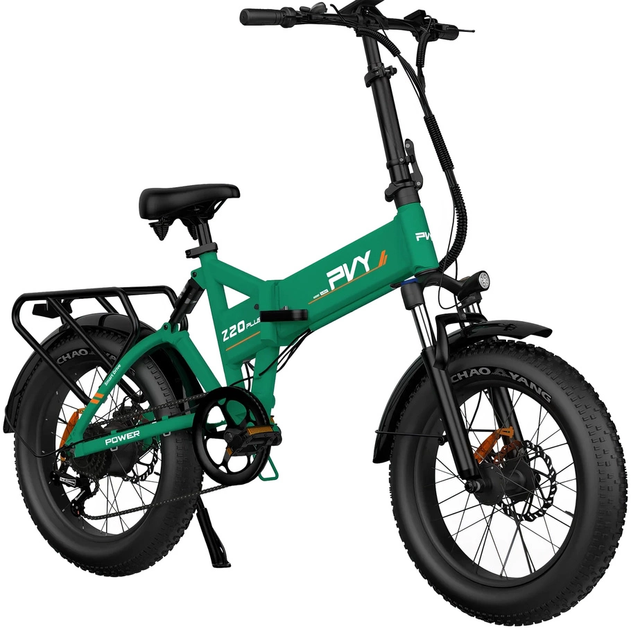 Bicicleta eléctrica dobrável PVY Z20 Pro - Potência 1000W | Bateria 16.5Ah | Velocidade 31mph | Alcance 75mi