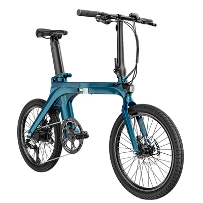 Bicicleta eléctrica dobrável Fiido X Classic - 350W Potência | Bateria 11.6Ah | Velocidade 15.5mph | Alcance 81mi | Guiador plano