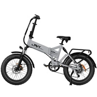 Bicicleta elétrica dobrável PVY Z20 Plus - 500W de potência | Bateria de 14Ah | 31mph de velocidade | 62mi de alcance