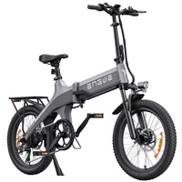 Bicicleta eléctrica dobrável ENGWE C20 Pro - Potência 850W | Bateria 19.2Ah | Velocidade 30mph | Alcance 93mi