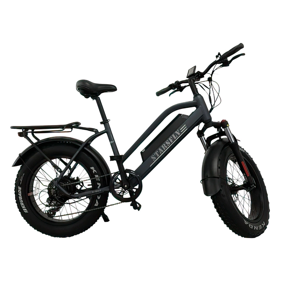 Bicicleta eléctrica Starsfly PowerStep - Potência 500W | Bateria 13Ah | Velocidade 21mph | Alcance 37mi