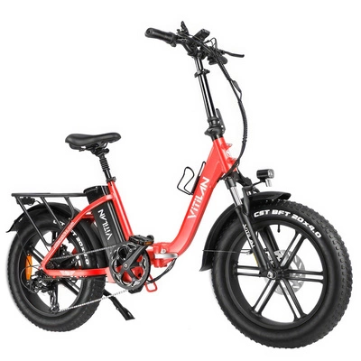 Bicicleta eléctrica dobrável Vitilan U7 - Potência 750W | Bateria 20Ah | Velocidade 28mph | Alcance 65mi