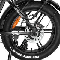 Bicicleta eléctrica dobrável Vitilan U7 - Potência 750W | Bateria 20Ah | Velocidade 28mph | Alcance 65mi