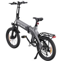 Bicicleta eléctrica dobrável ENGWE C20 Pro - Potência 850W | Bateria 19.2Ah | Velocidade 30mph | Alcance 93mi
