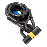 Cabo blindado 2m x 15mm Bloqueio Mini Manilha Oxford Barreira Ebike Trotinete eléctrica