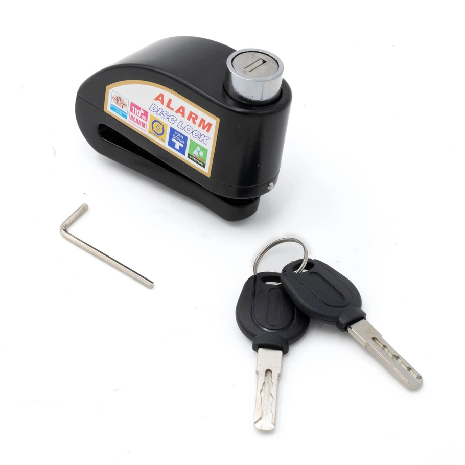 Alarme elétrico com bloqueio de disco
