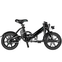 Fiido D3 Pro Mini Bicicleta Eléctrica Dobrável - Potência 250W | Bateria 7.8Ah | Velocidade 15.5mph | Alcance 37mi