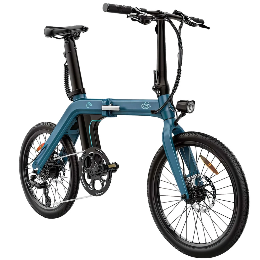 Bicicleta eléctrica dobrável Fiido D11 - Potência 250W | Bateria 11.6Ah | Velocidade 15.5mph | Alcance 62mi