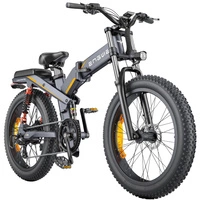 ENGWE X24 Bicicleta Eléctrica Dobrável - 1000W / 29.2Ah / 93mi [150km] Alcance / 31mph [50kph] Velocidade