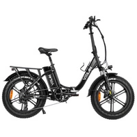 Bicicleta eléctrica dobrável Vitilan U7 - Potência 750W | Bateria 20Ah | Velocidade 28mph | Alcance 65mi