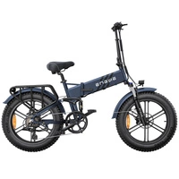 ENGWE Engine Pro 2.0 Bicicleta eléctrica dobrável - Potência 1200W | Bateria 16Ah | Velocidade 28mph | Alcance 68mi