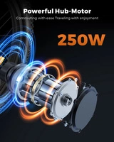 Bicicleta eléctrica dobrável ENGWE T14 - 600W Potência | Bateria 10Ah | Velocidade 30mph | Alcance 50mi