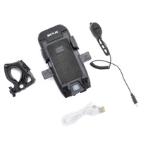 Suporte para telemóvel com luz LED para banco de potência