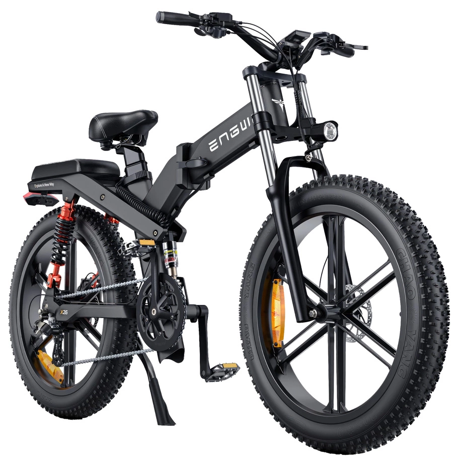 ENGWE X26 Bicicleta Eléctrica Dobrável - Potência 1200W | Bateria 19.2Ah | Velocidade 31mph | Alcance 62mi