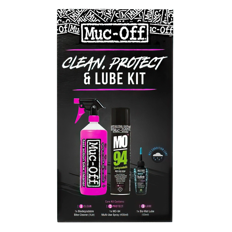 Kit de limpeza, proteção e lubrificação para bicicletas Ebike