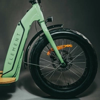 Element Bondi Electric Trotinete eléctrica | Desempenho urbano | 500W (800W de pico) de potência | 22mph de velocidade | Bateria de 14Ah | 30mi de alcance | Design de 20 polegadas | Transporte urbano de qualidade superior