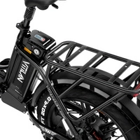 Bicicleta eléctrica dobrável Vitilan U7 - Potência 750W | Bateria 20Ah | Velocidade 28mph | Alcance 65mi