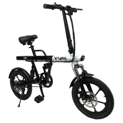 Bicicleta eléctrica dobrável PVY S2 - Potência 250W | Bateria 7.5Ah | Velocidade 15.5mph | Alcance 37mi