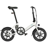 Fiido D3 Pro Mini Bicicleta Eléctrica Dobrável - Potência 250W | Bateria 7.8Ah | Velocidade 15.5mph | Alcance 37mi