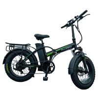 Bicicleta eléctrica dobrável Allegro City Fold - 750W Potência | Bateria 35Ah | Velocidade 30mph | Alcance 87mi