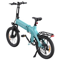 Bicicleta eléctrica dobrável ENGWE C20 Pro - Potência 850W | Bateria 19.2Ah | Velocidade 30mph | Alcance 93mi