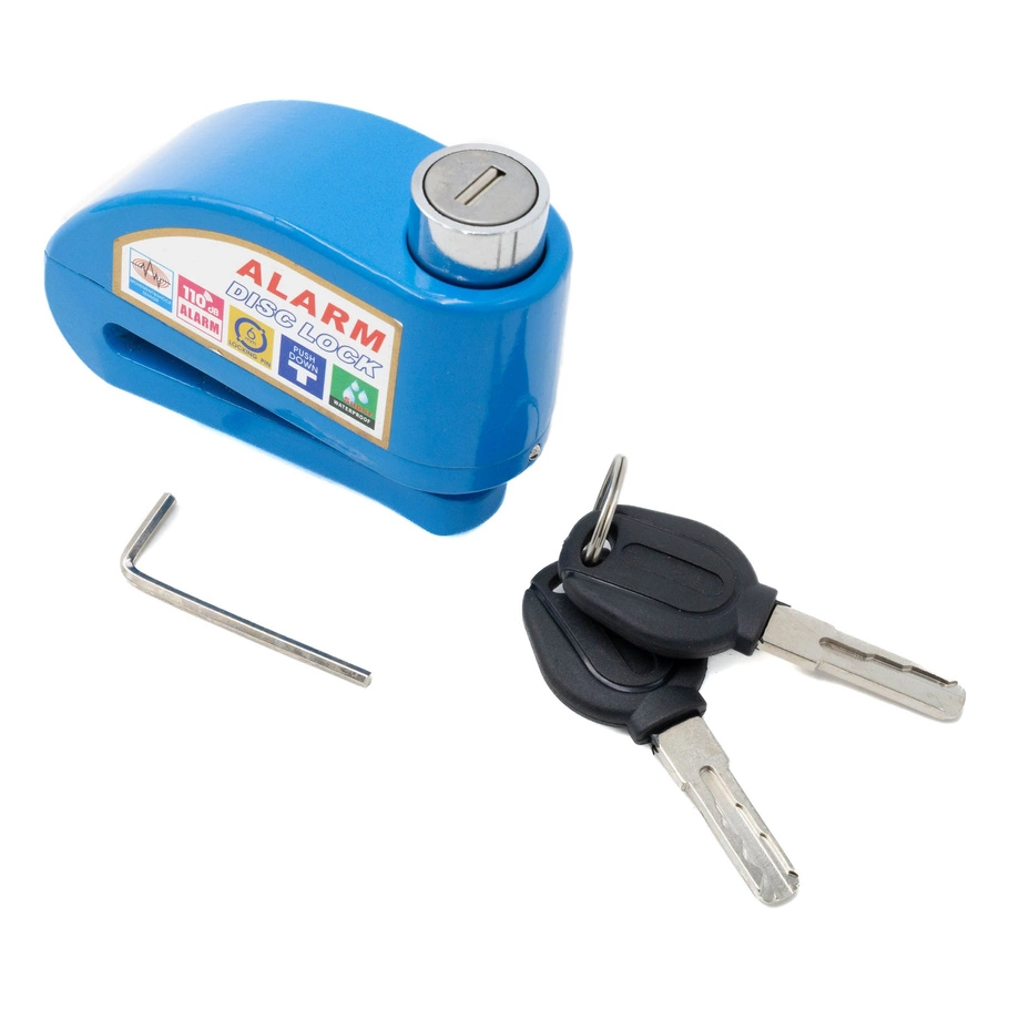 Alarme elétrico com bloqueio de disco