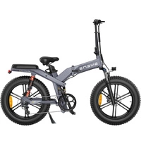 ENGWE X20 Bicicleta Eléctrica Dobrável - Potência 1000W | Bateria 14.4Ah | Velocidade 31mph | Alcance 62mi