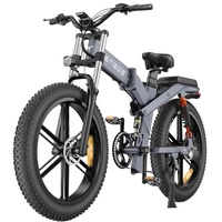 ENGWE X26 Bicicleta Eléctrica Dobrável - Potência 1200W | Bateria 19.2Ah | Velocidade 31mph | Alcance 62mi