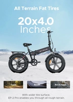 ENGWE EP-2 Pro Bicicleta Eléctrica Dobrável - Potência 250W | Bateria 13Ah | Velocidade 15.5mph | Alcance 75mi
