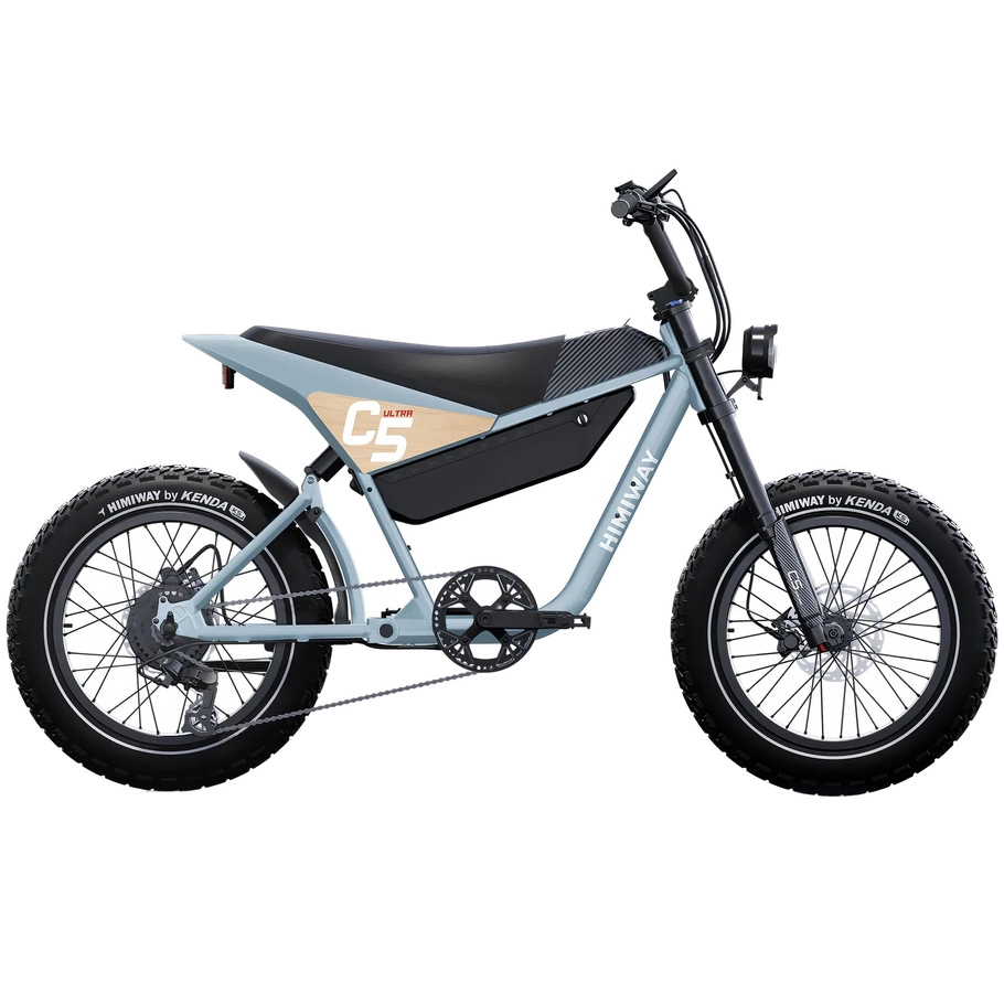 Motociclo Ultra Elétrico Himiway C5 - Potência 250W | Bateria 20Ah | Velocidade 15.5mph | Alcance 80mi