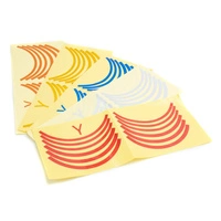 Autocolantes reflectores do motor da jante para Xiaomi M365/Pro