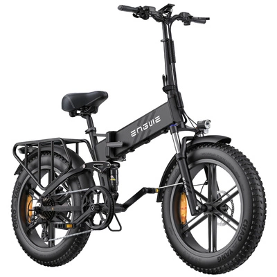 ENGWE Engine Pro 2.0 Bicicleta eléctrica dobrável - Potência 1200W | Bateria 16Ah | Velocidade 28mph | Alcance 68mi