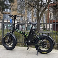 Bicicleta eléctrica dobrável Allegro City Fold - 750W Potência | Bateria 35Ah | Velocidade 30mph | Alcance 87mi