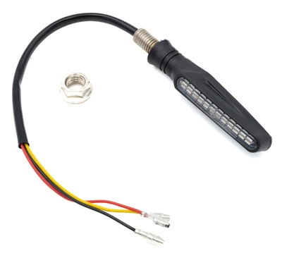 Indicador de luz de travão actualizada e luz branca Trotinete eléctrica Ebike