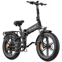 ENGWE Engine Pro 2.0 Bicicleta eléctrica dobrável - Potência 1200W | Bateria 16Ah | Velocidade 28mph | Alcance 68mi