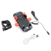 Suporte para telemóvel com luz LED para banco de potência