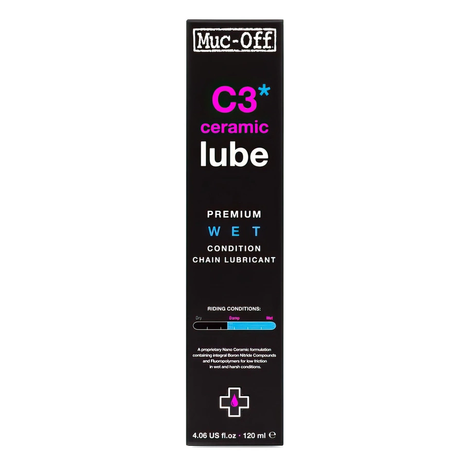 C3 Wet Weather Ceramic Lube 120ml Bicicleta Ebike