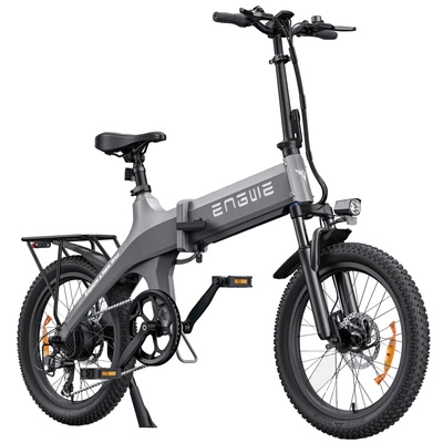 Bicicleta eléctrica dobrável ENGWE C20 Pro - Potência 850W | Bateria 19.2Ah | Velocidade 30mph | Alcance 93mi