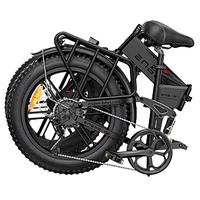 ENGWE Engine Pro 2.0 Bicicleta eléctrica dobrável - Potência 1200W | Bateria 16Ah | Velocidade 28mph | Alcance 68mi