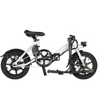 Fiido D3 Pro Mini Bicicleta Eléctrica Dobrável - Potência 250W | Bateria 7.8Ah | Velocidade 15.5mph | Alcance 37mi