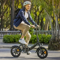 Fiido D3 Pro Mini Bicicleta Eléctrica Dobrável - Potência 250W | Bateria 7.8Ah | Velocidade 15.5mph | Alcance 37mi