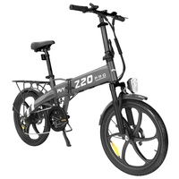 Bicicleta eléctrica dobrável PVY Z20 Pro - Potência 500W | Bateria 10.4Ah | Velocidade 15.5mph | Alcance 50mi