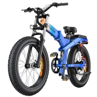 ENGWE X24 Bicicleta Eléctrica Dobrável - 1000W / 29.2Ah / 93mi [150km] Alcance / 31mph [50kph] Velocidade