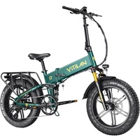 Bicicleta eléctrica dobrável I7 Pro 3.0 - Potência 1200W | Bateria 20Ah | Velocidade 28mph | Alcance 65mi