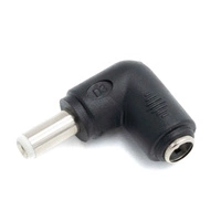 Adaptador DC 5,5 mm x 2,1 mm para 5,5 mm x 2,5 mm