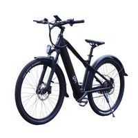 Bicicleta Eléctrica Híbrida GIN X | Desempenho Urbano | Potência 250W (500W Pico) | Velocidade 30mph | Bateria 12.8Ah | Alcance 75mi | Rodas 27.5