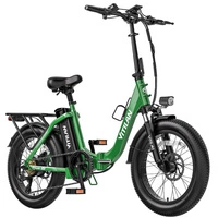 Bicicleta eléctrica dobrável Vitilan U3 - Potência 750W | Bateria 13Ah | Velocidade 28mph | Alcance 45mi