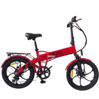 Bicicleta eléctrica dobrável PVY Z20 Pro - Potência 500W | Bateria 10.4Ah | Velocidade 15.5mph | Alcance 50mi