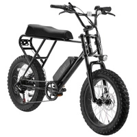 Bicicleta elétrica SWFT Zip | Desempenho personalizado | 500W (1000W de pico) de potência | Velocidade de 20 mph | Bateria de 10Ah | Alcance de 37mi | Design de pneu gordo | Transporte estilo chopper
