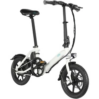 Fiido D3 Pro Mini Bicicleta Eléctrica Dobrável - Potência 250W | Bateria 7.8Ah | Velocidade 15.5mph | Alcance 37mi